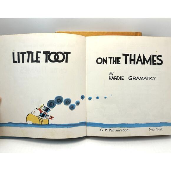 Lot of 2 Little Toot on Mississippi & On Thames by Hardie Gramatky Weekly Reader - Picture 5 of 14